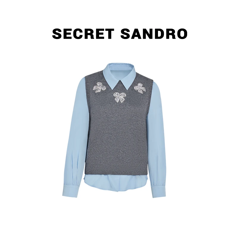 【三只蝴蝶】Secret Sandro 楚楚 套装 E25213012N