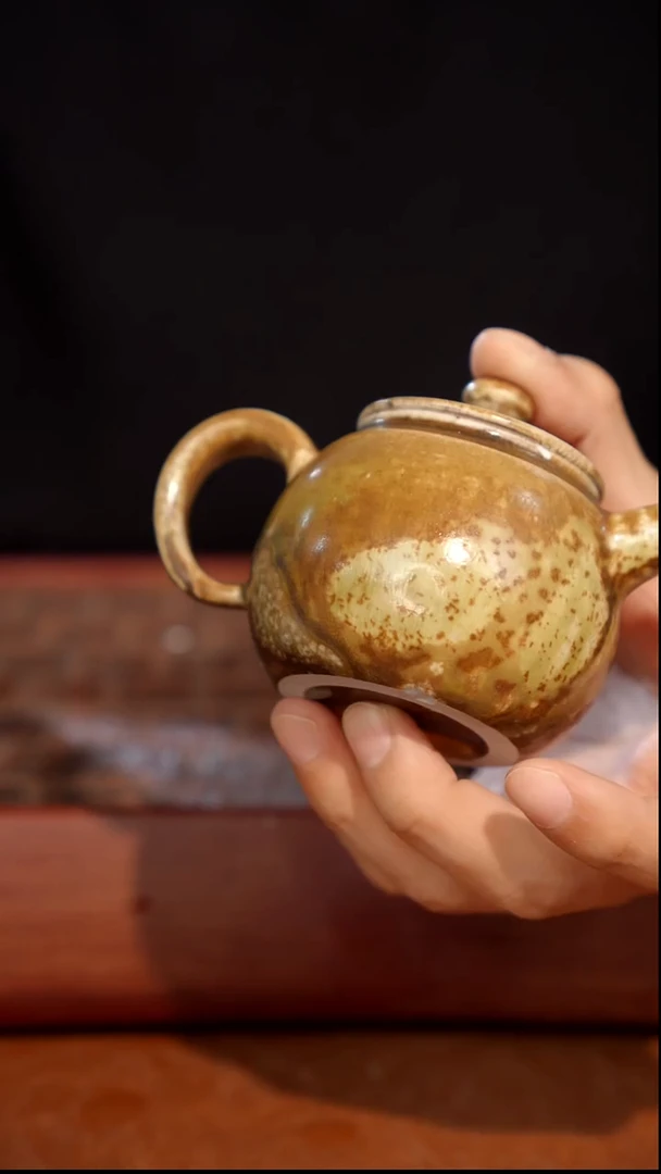 陶瓷奢瓷/瑞寅柴烧茶器（壶）975 微瑕