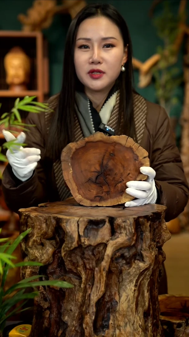 木雷击枣木底座