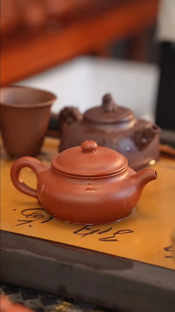 茶壶紫砂全手 宽口 180cc