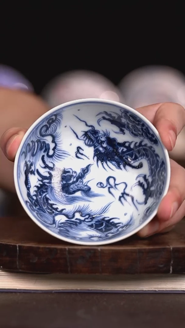 现代瓷  微瑕福利普洱杯柴窑