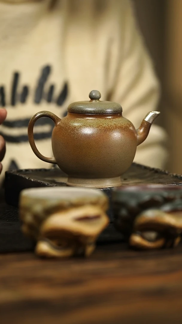 【闪购商品】紫砂茶杯85号紫砂柴烧