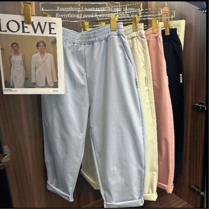 小标休闲运动户外垮裤哈伦裤（裤长86左右）