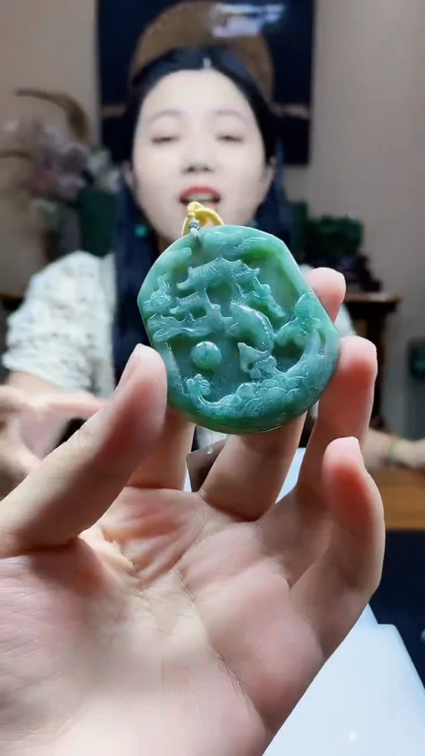 颈饰未镶嵌翡翠吊坠03-多样性发货