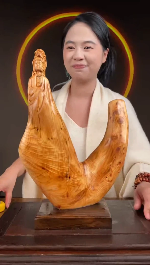 柏木（崖柏）手工摆件,先抢先得! 编号:114