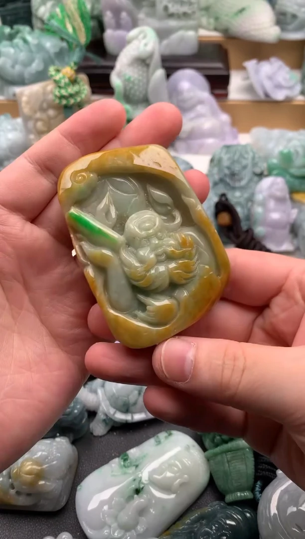 吊坠(不含链)未镶嵌翡翠1
