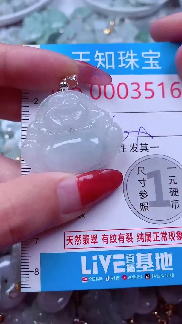 吊坠(不含链)未镶嵌翡翠3516