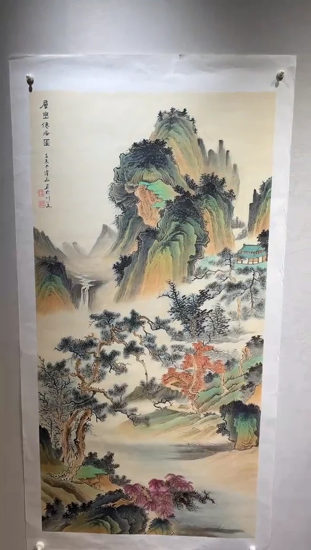 国画国画SS-1201291-张跃华央创美术馆精品定制备案作品