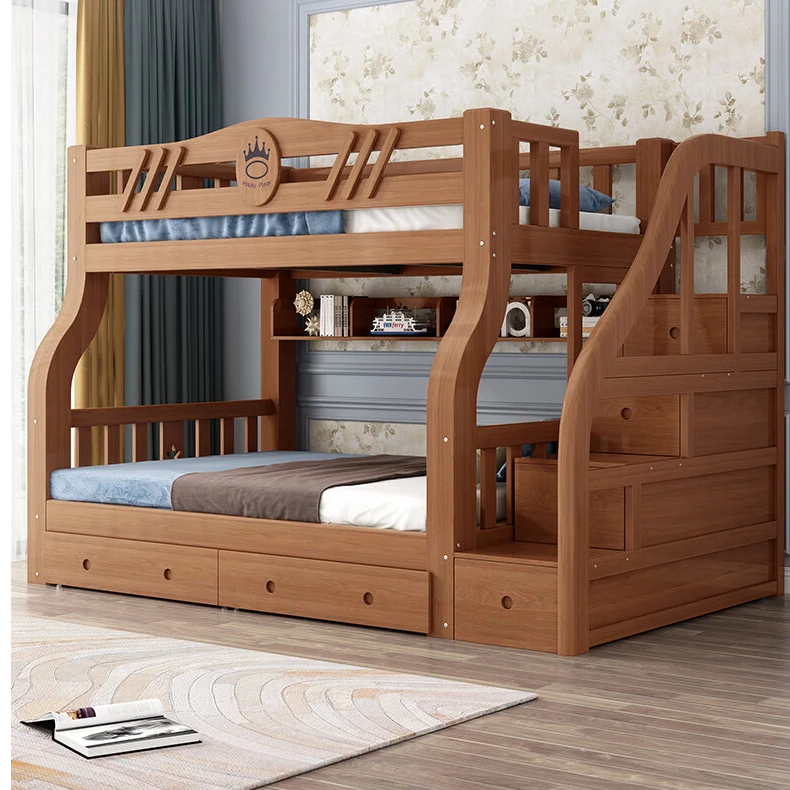 新款全实木儿童床上下铺双层经济型双人高低床儿童房子母床两层床