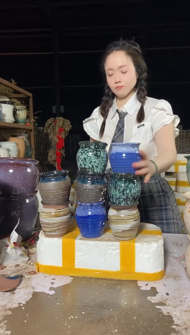 宜兴紫砂粗陶花盆10/12