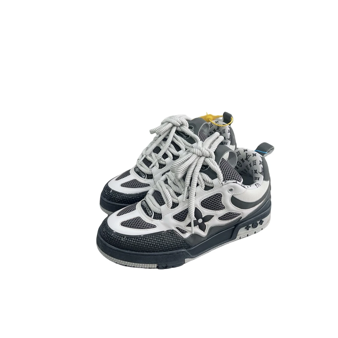 95新 LouisVuitton/路易威登  Skate黑灰 42.5码 us0496