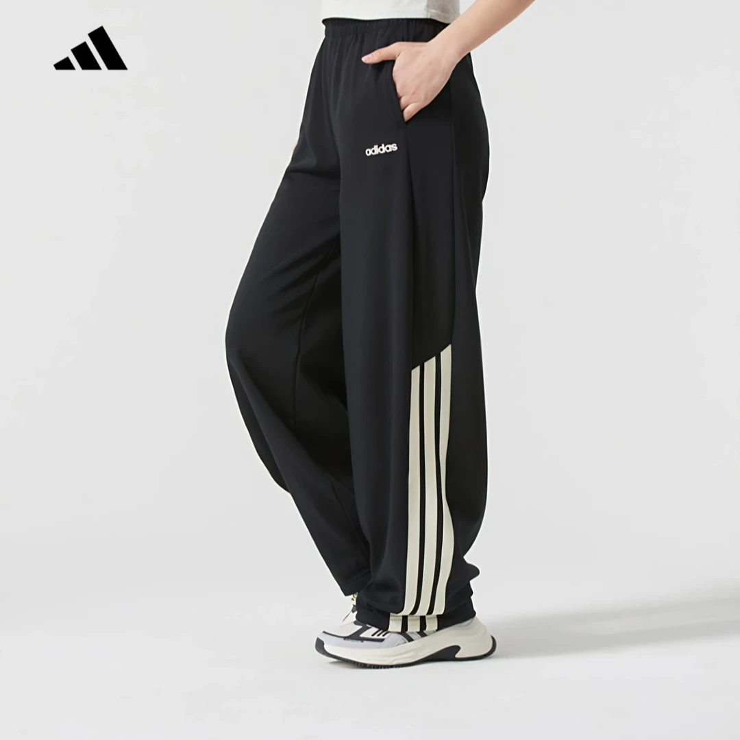 adidas/阿迪达斯2025年新款男女运动针织长裤休闲裤香蕉裤KA2589