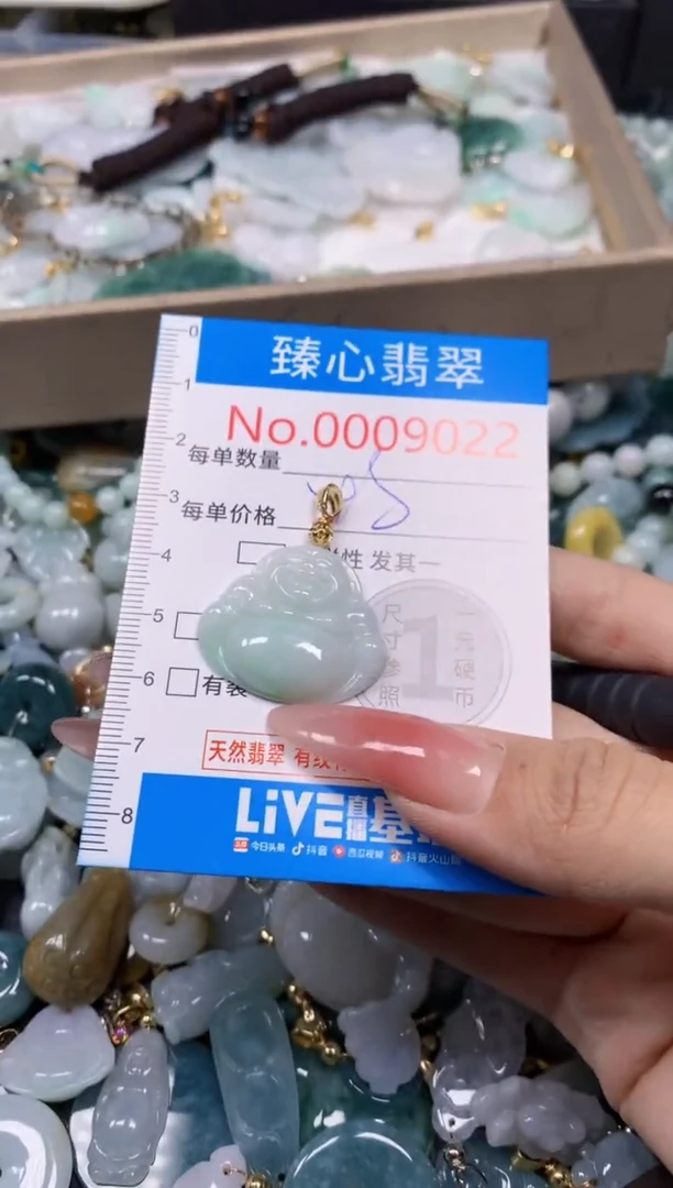 【闪购商品】翡翠颈饰未镶嵌含绳0009022