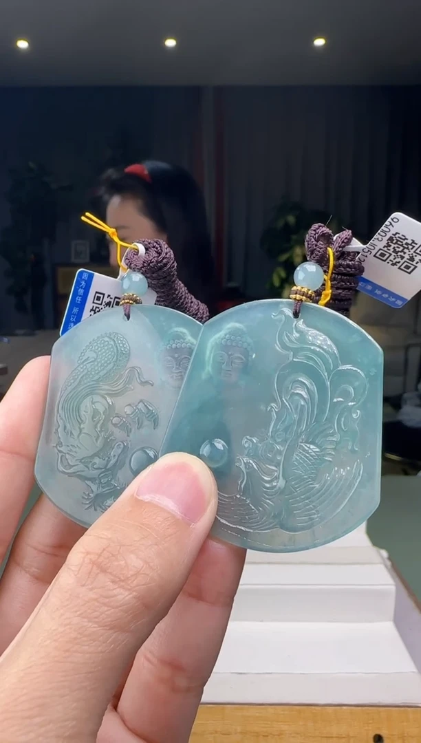 【闪购商品】翡翠颈饰未镶嵌多样性发一对XM@@WS1SS01630