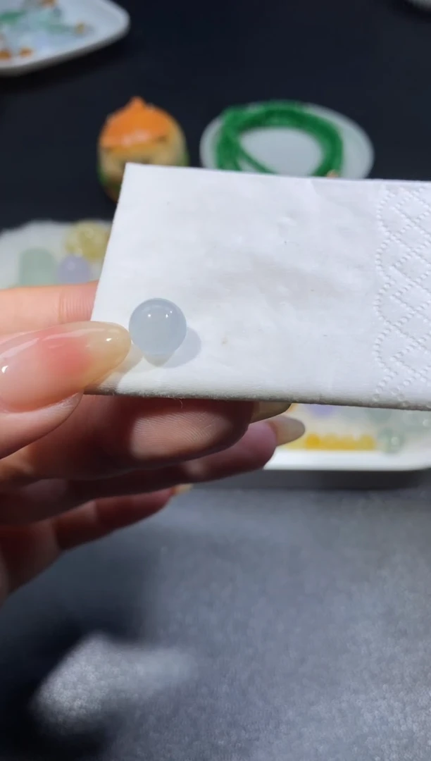 定制翡翠未镶嵌奈***柚翡翠毛货-0678