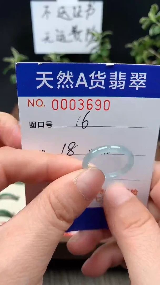 未镶嵌戒指翡翠16#