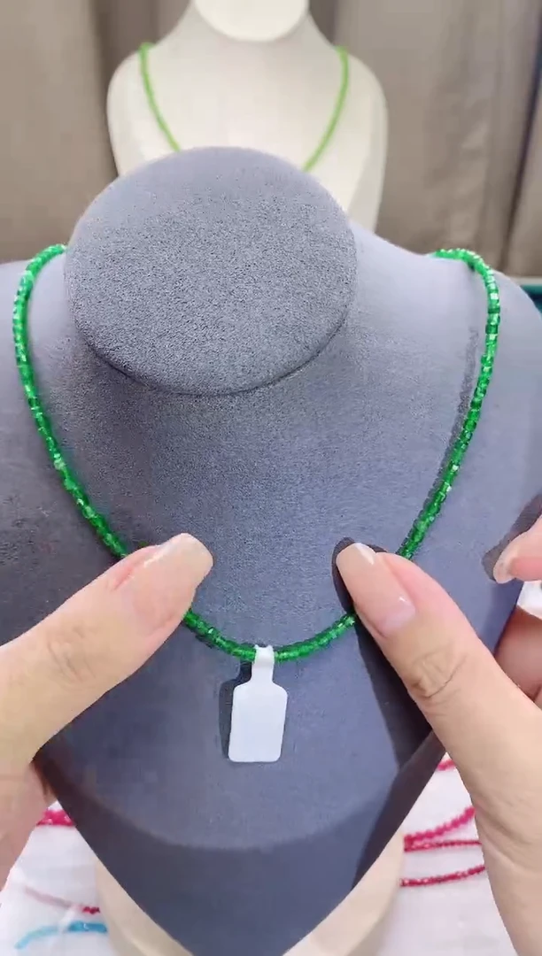 【闪购商品】祖母绿颈饰14K金镶嵌诗颜珠宝甄选SYZB99