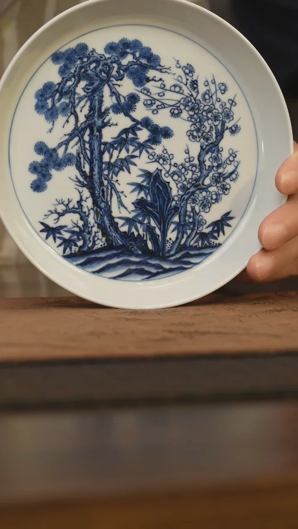 瓷片柴窑青花破价福利