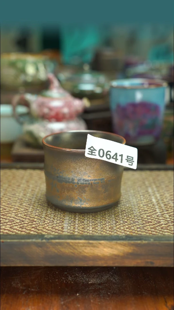原产地原矿钧汝瓷杯壶641