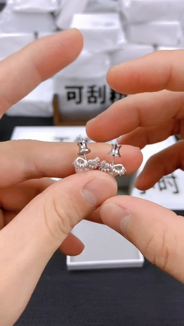 未镶嵌耳饰淡水珍珠ed1025