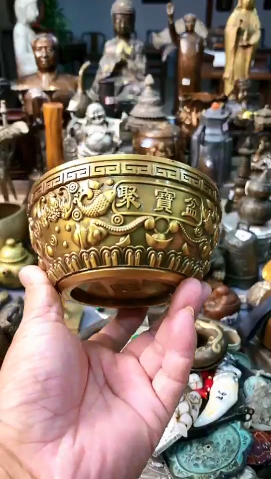 鸿兴工艺摆件把件聚宝盆