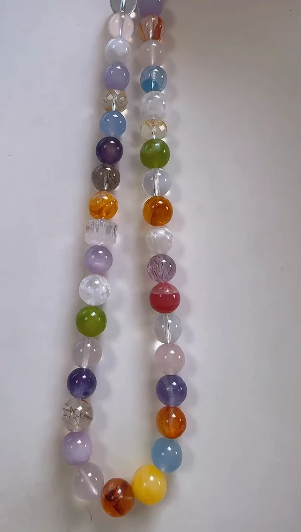 颈饰未镶嵌水晶项链约12mm3067