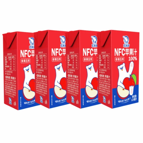 北冰洋NFC苹果汁利乐包125ml*4