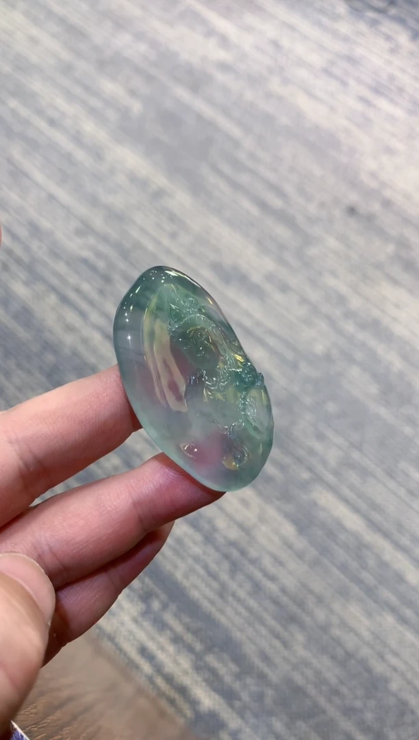 颈饰未镶嵌翡翠天然A货翡翠