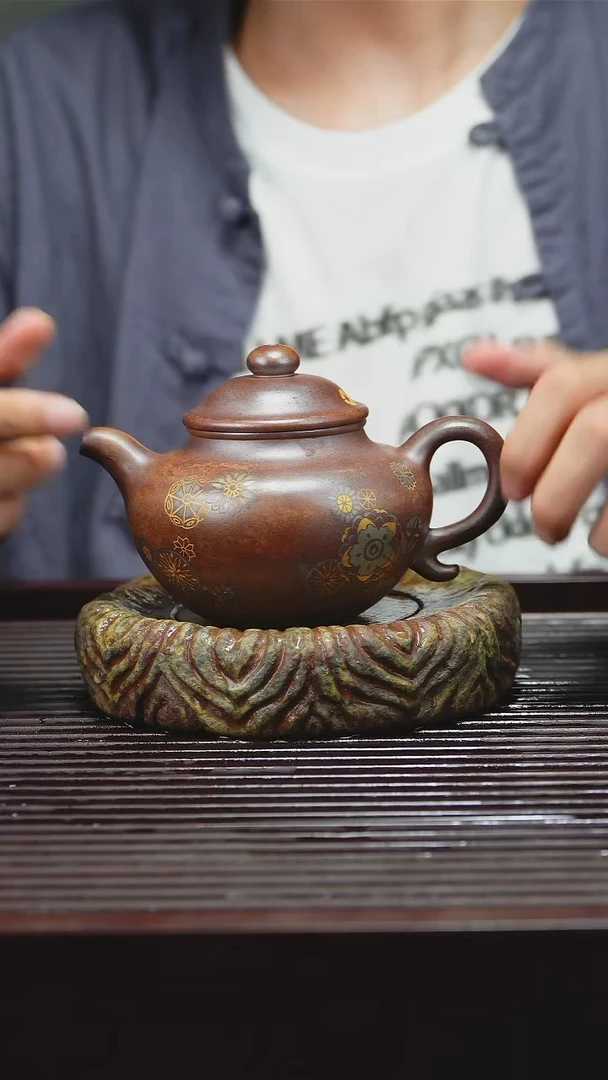 茶壶紫砂宜兴原矿紫砂壶320CC