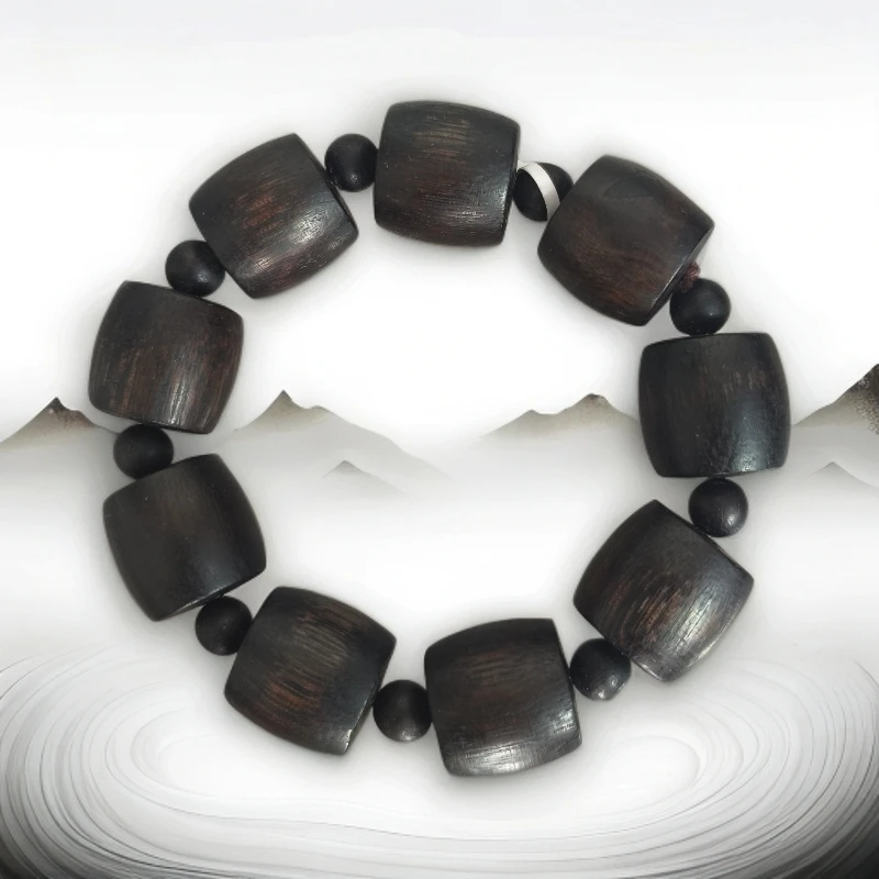 增香沉香木二哥文玩手串F74