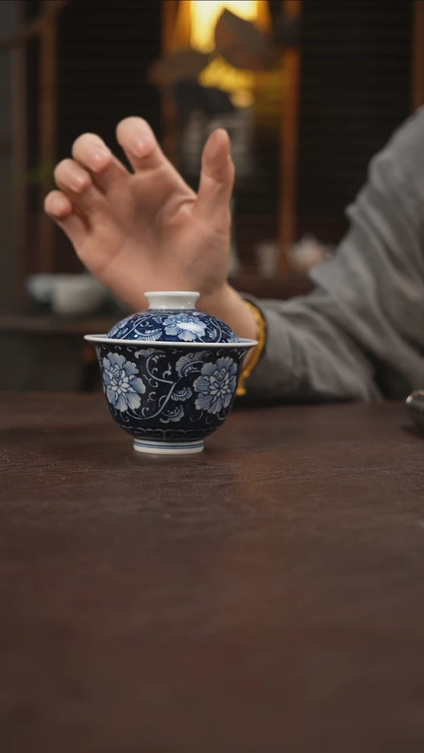杯景德镇陶瓷杯碗柴烧多人