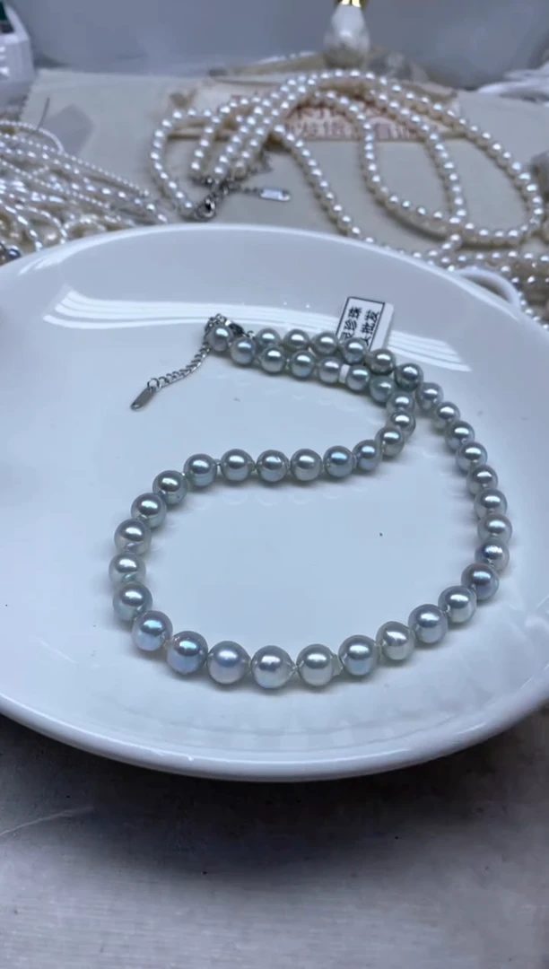 颈饰海水珍珠未镶嵌8-9