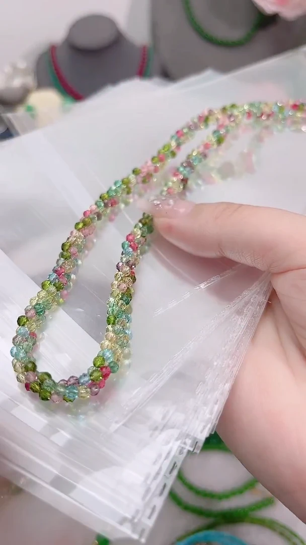 颈饰合金尖晶石彩麻花39.9