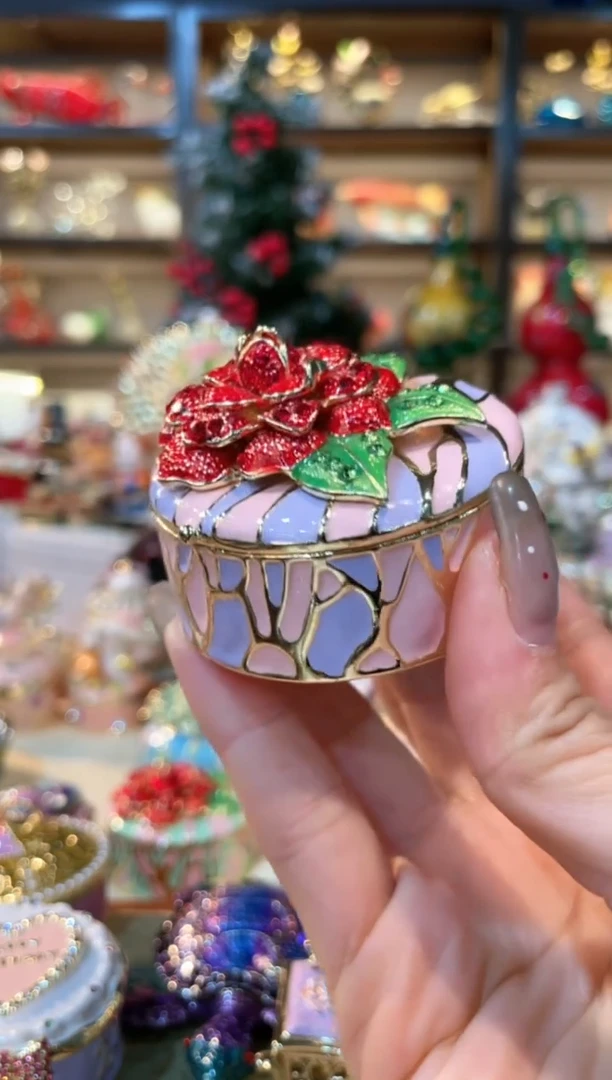 【闪购商品】精致珐琅彩首饰盒