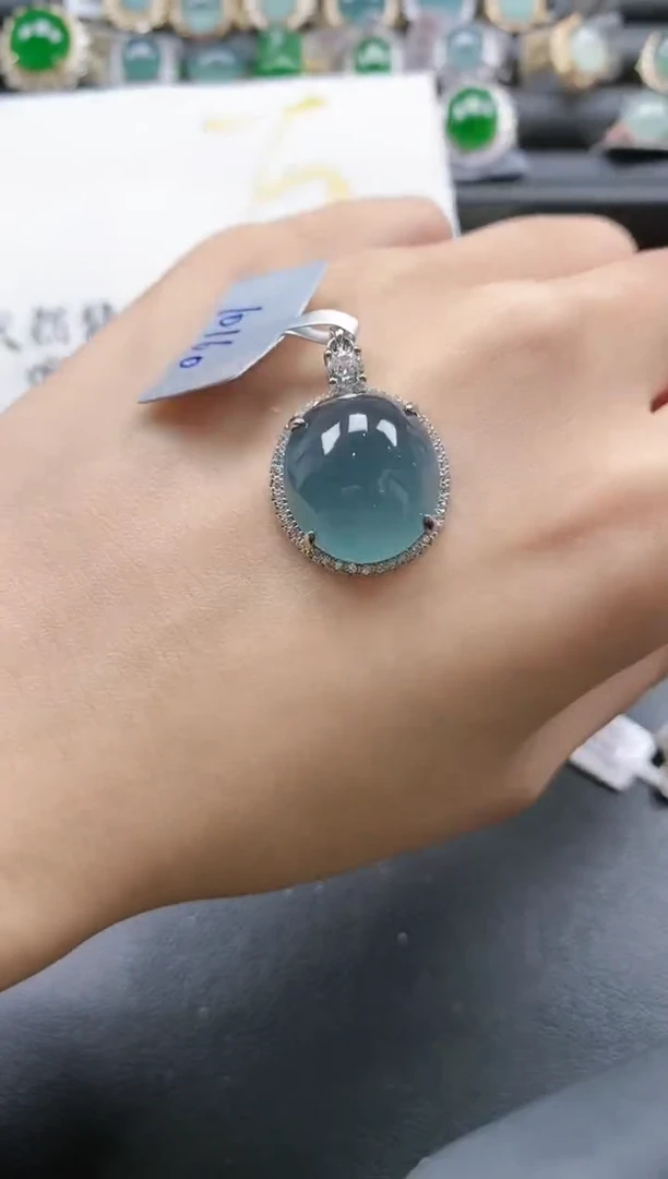 【闪购商品】翡翠戒指银S925镶嵌51511