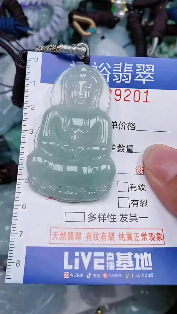 翡翠未镶嵌颈饰...0009201