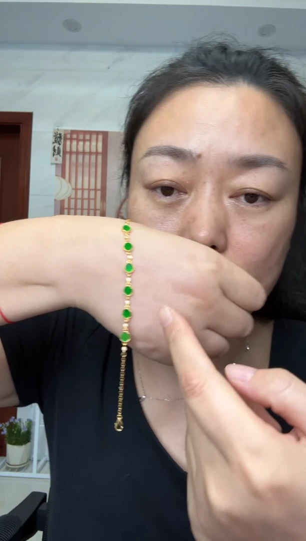 颈饰银S925镶嵌翡翠00002332