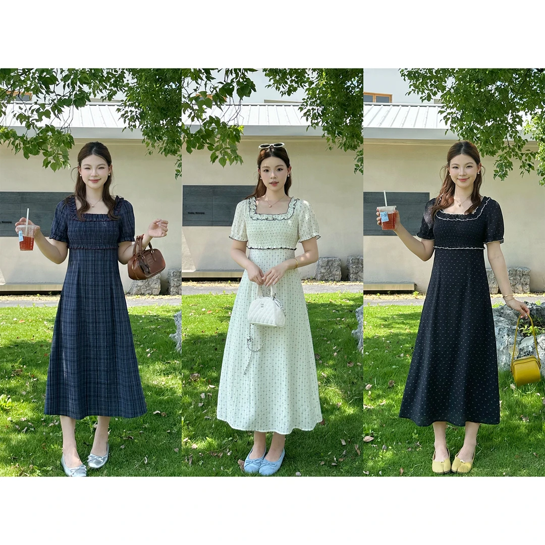 裂渡宣宣【南法少女】微胖大码女夏打揽气质蝴蝶结连衣裙ZY506A106