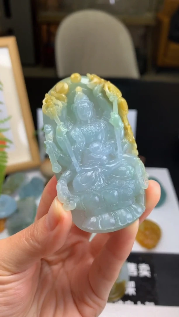【闪购商品】定制翡翠未镶嵌吊坠-85013