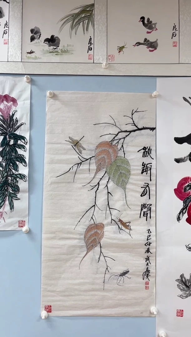 国画武天庆老师秋色有声