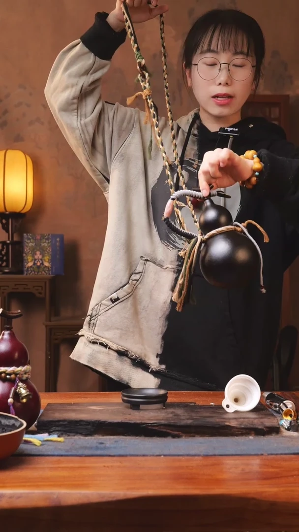 【闪购商品】167号精品大漆葫芦防腐防渗装水茶酒