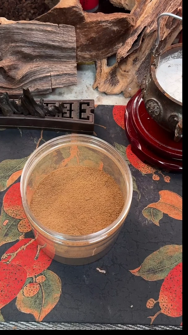 沉香柬埔寨沉香车珠子粉3g