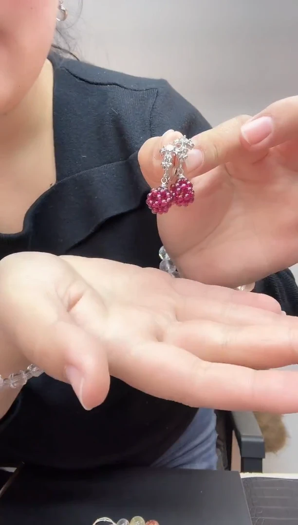 未镶嵌耳饰水晶耳钉80