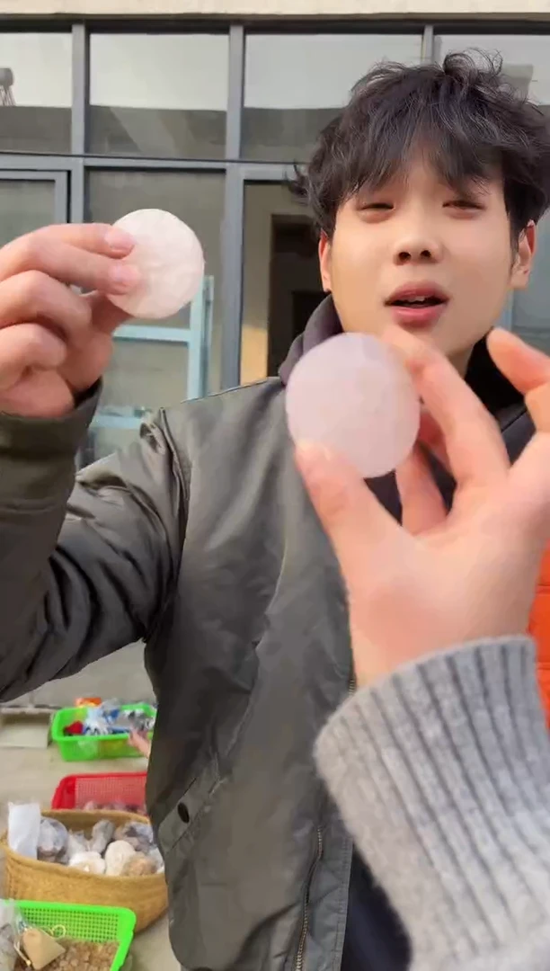 【闪购商品】水晶摆件未镶嵌粉水晶镯芯多样性发2个