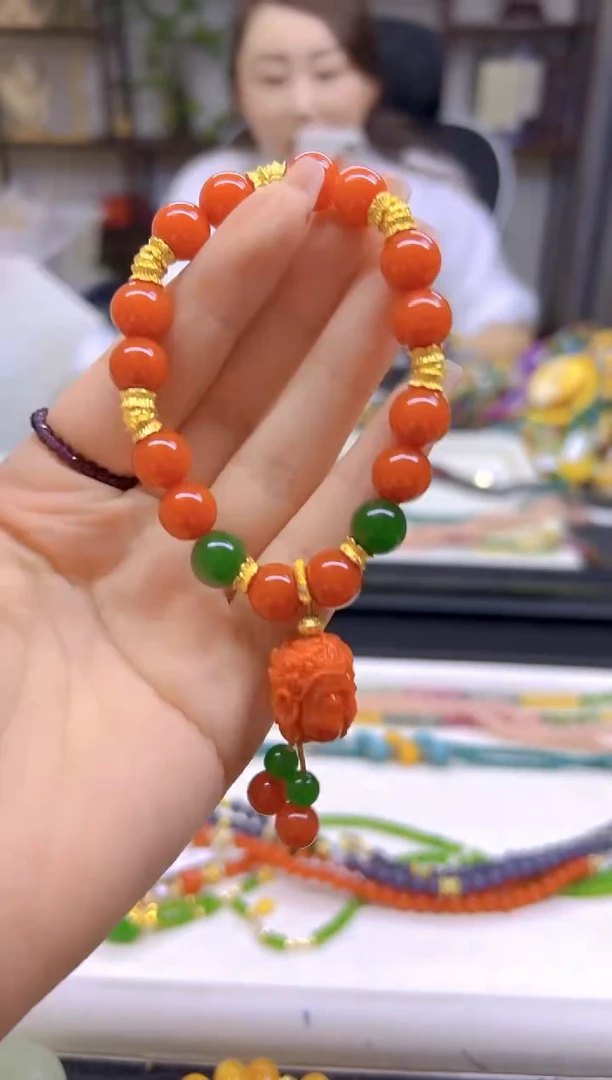 手链未镶嵌南红玛瑙DIY款S770