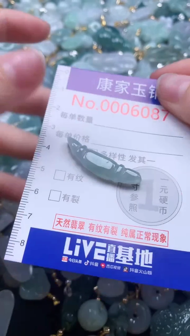 颈饰未镶嵌翡翠6087