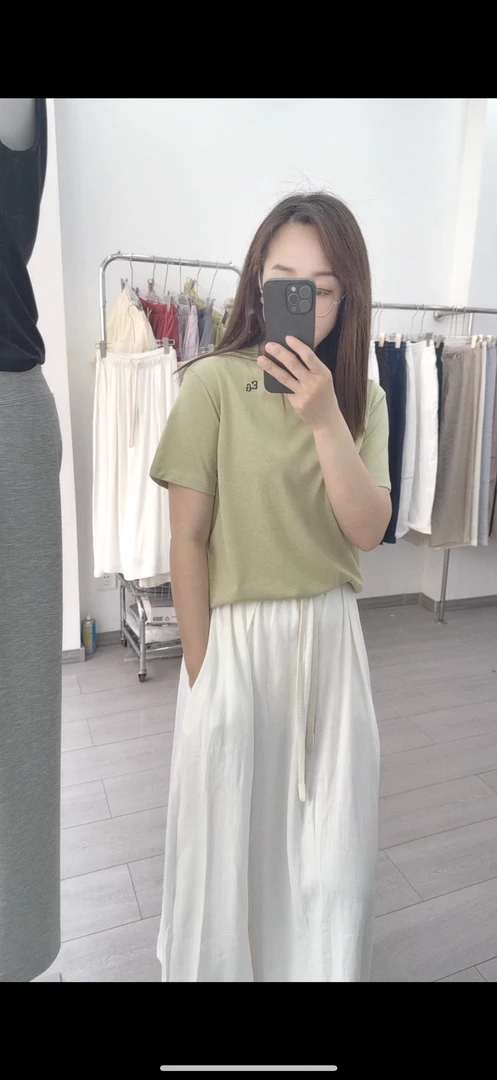 雪花棉短袖-圆领-夏季薄款