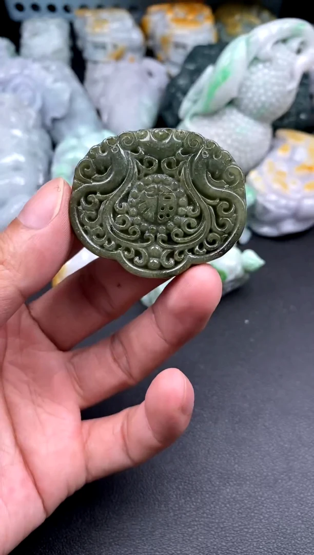 吊坠(不含链)未镶嵌翡翠1