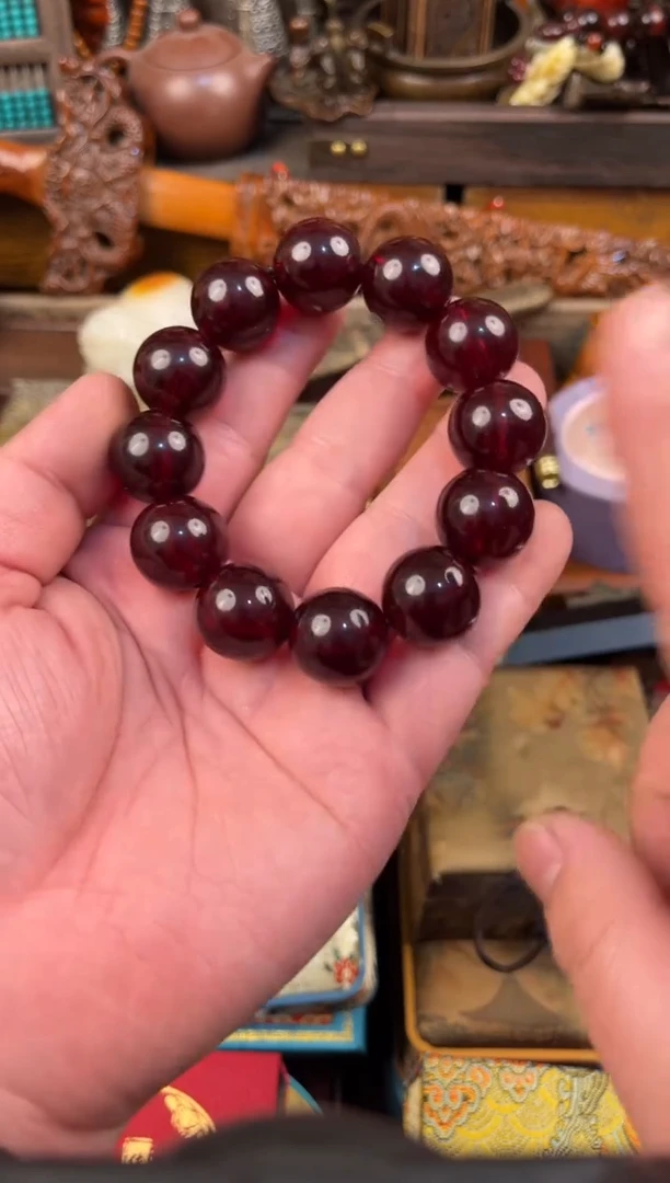 【闪购商品】琥珀手链未镶嵌二哥甄选哈哈哈哈