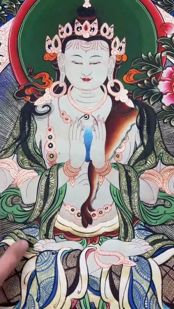 装裱画唐卡藏艺阁高端绘画作品TK16054